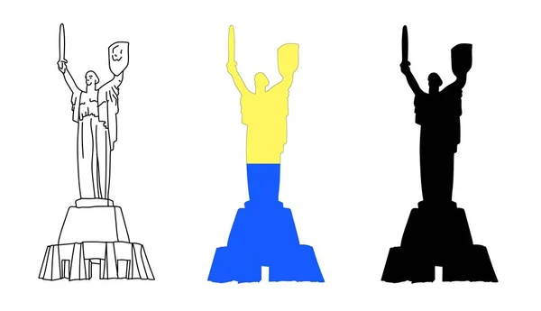 Kiev. Ukrayna manzarası. Kiev 'de ne buluyorsun? Anavatan Ana Anıtı. Ukrayna 'nın turistik nesneleri.