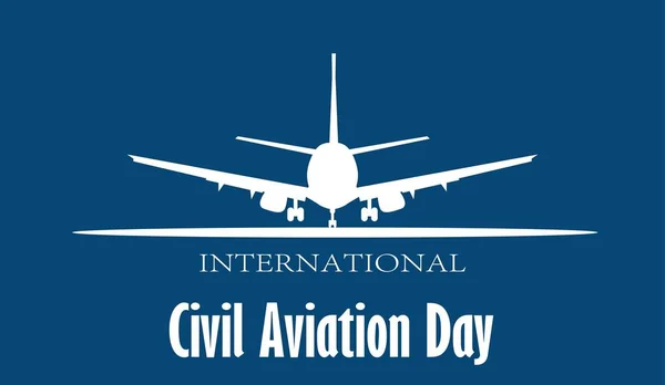 International Civil Aviation Day. Logotypes for a passenger transportation company. Aeroflot Airplane.. — Stock Photo, Image