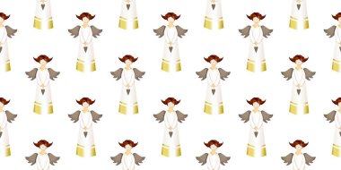 Paskalya deseni. Kanatlı melek. Heykelcik, dini heykelcik. Mutlu Paskalyalar.