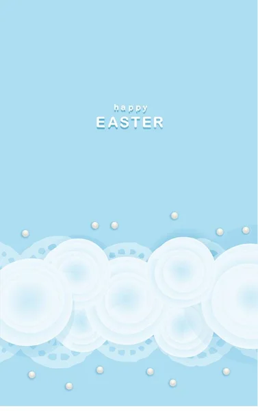 Wrażliwa przeszłość Wielkanocy. Pozdrowienia lub baner. Miłego weekendu. Wiosenne wakacje. Szczęśliwego Wielkanocy. Kwiaty są niebieskie.. — Zdjęcie stockowe