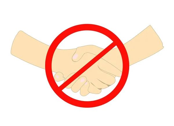 Χέρια Σβησμένα Πινακίδα Απαγόρευσης Αφής Έννοια Προστασίας Ιών Πανδημία Αφίσα — Φωτογραφία Αρχείου