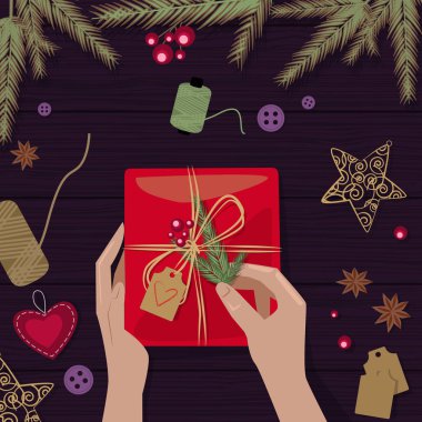 kadın dekorasyon Noel hediyesi