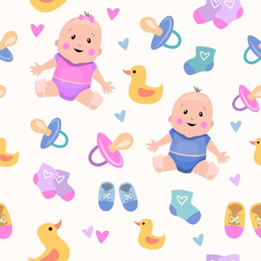 Tatlı küçük bebek modeli