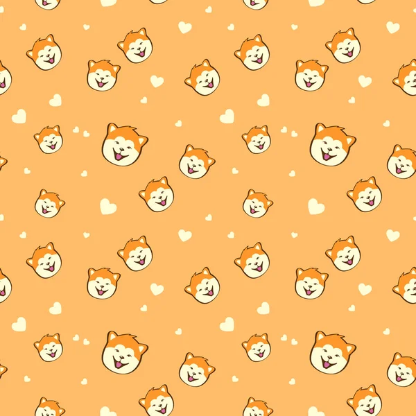 Akita köpek ile Seamless Modeli