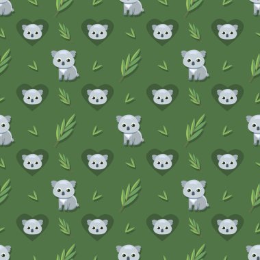 Koalas ve okaliptüs ile Seamless Modeli