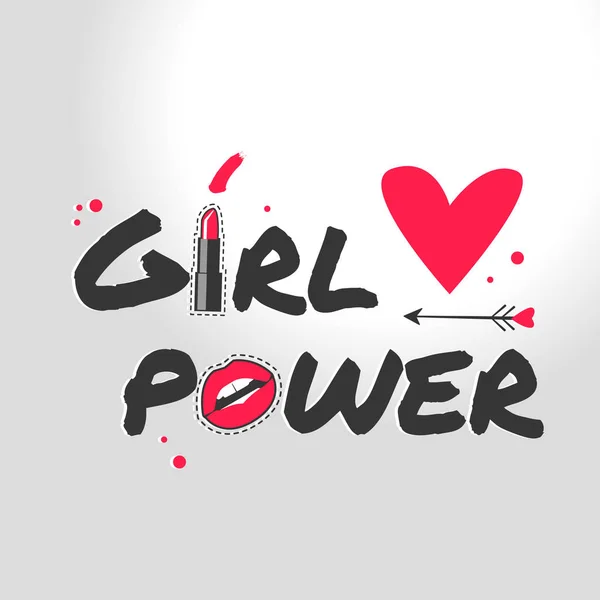 Ilustracja Wektorowa Power Girl — Wektor stockowy