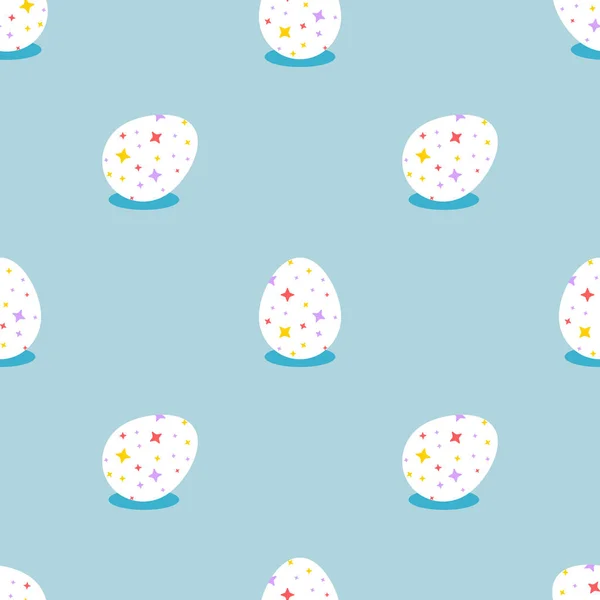 Huevos Pascua Patrón Sin Costura — Archivo Imágenes Vectoriales