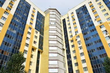 Kazakistan 'ın başkenti Astana' daki modern binalar (Nur-Sultan)