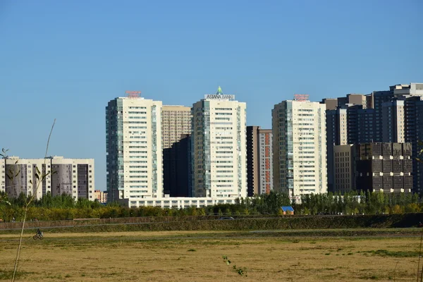 Prédios Modernos Astana Nur Sultan Capital Cazaquistão — Fotografia de Stock