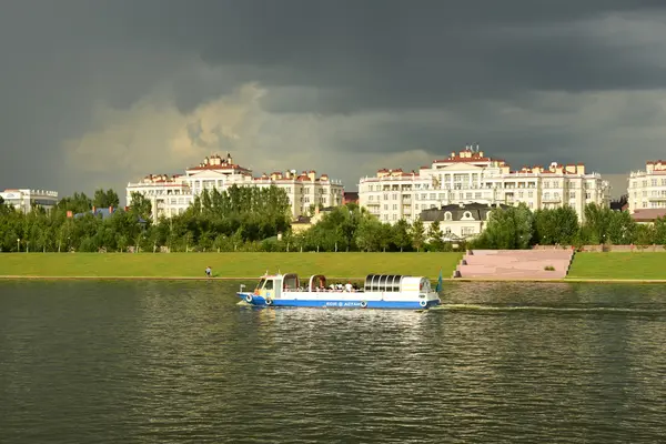 Weergave Astana Hoofdstad Van Kazachstan Gastheer Van Expo 2017 — Stockfoto