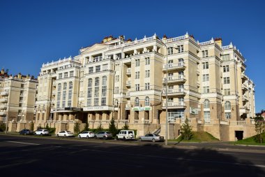 Kazakistan 'ın başkenti Astana' daki modern binalar (Nur-Sultan)