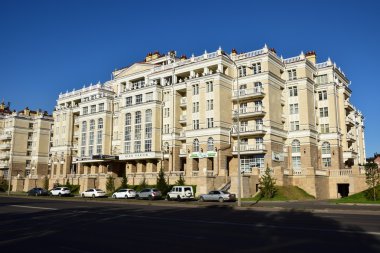 Kazakistan 'ın başkenti Astana' daki modern binalar (Nur-Sultan)