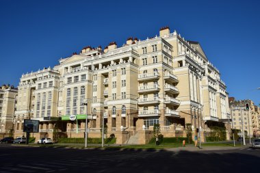 Kazakistan 'ın başkenti Astana' daki modern binalar (Nur-Sultan)