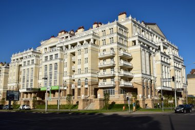 Kazakistan 'ın başkenti Astana' daki modern binalar (Nur-Sultan)