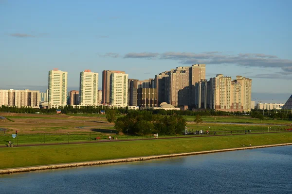 Blick Astana Der Hauptstadt Kasachstans Gastgeber Der Expo 2017 — Stockfoto