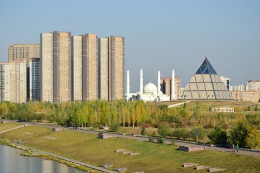 Görünümünde Astana, Kazakistan, Expo 2017 dizi başkenti