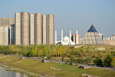Görünümünde Astana, Kazakistan, Expo 2017 dizi başkenti