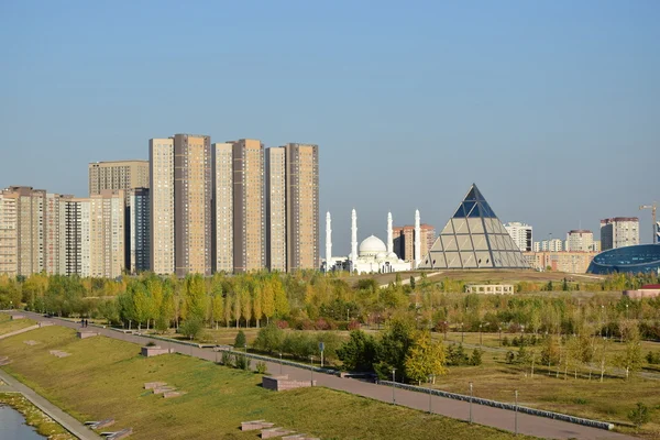 Перегляд Астані Столиці Казахстану Хост Експо 2017 — стокове фото