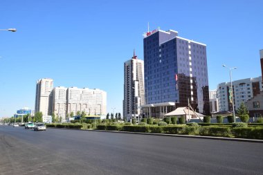 Görünümünde Astana, Kazakistan, Expo 2017 dizi başkenti