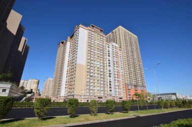 Görünümünde Astana, Kazakistan, Expo 2017 dizi başkenti