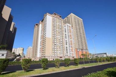 Görünümünde Astana, Kazakistan, Expo 2017 dizi başkenti