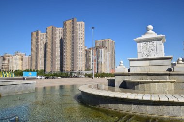 Görünümünde Astana, Kazakistan, Expo 2017 dizi başkenti