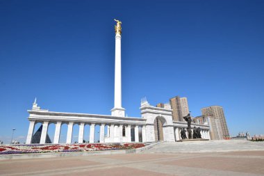 Görünümünde Astana, Kazakistan, Expo 2017 dizi başkenti