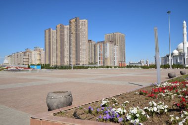 Görünümünde Astana, Kazakistan, Expo 2017 dizi başkenti