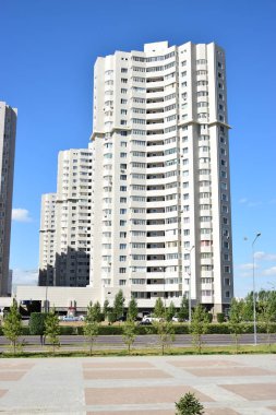 Modern Astana, Kazakistan başkenti bina konut