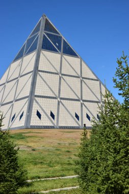 Astana (Nur-Sultan), Kazakistan 'ın başkenti Astana' daki PYRAMID (Nur-Sultan)