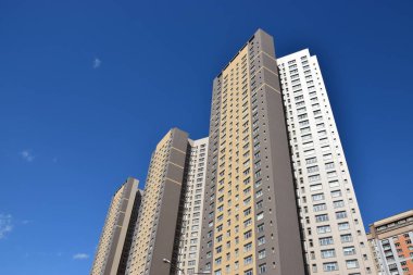 Modern Astana, Kazakistan başkenti bina konut