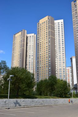 Modern Astana, Kazakistan başkenti bina konut