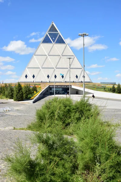 Astana Nur Sultán Kazachstán Pyramid Astaně Nur Sultán Hlavním Městě — Stock fotografie