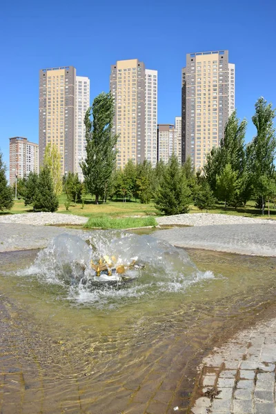 Vista Astana Capitale Del Kazakistan Ospite Dell Expo 2017 — Foto Stock