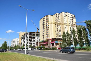 Görünümünde Astana, Kazakistan, Expo 2017 dizi başkenti