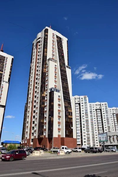 Edifício Residencial Moderno Astana Capital Cazaquistão — Fotografia de Stock