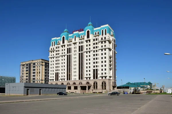 Moderní Rezidenční Budova Astaně Hlavním Městě Kazachstánu — Stock fotografie