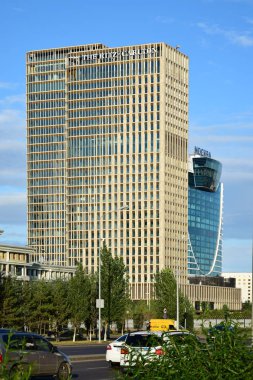 Görünümünde Astana, Kazakistan, Expo 2017 dizi başkenti