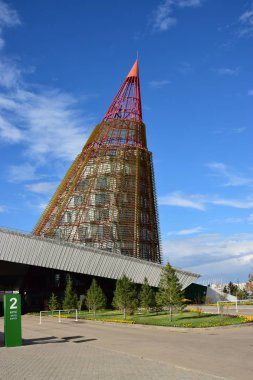Görünümünde Astana, Kazakistan, Expo 2017 dizi başkenti