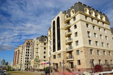 Görünümünde Astana, Kazakistan, Expo 2017 dizi başkenti