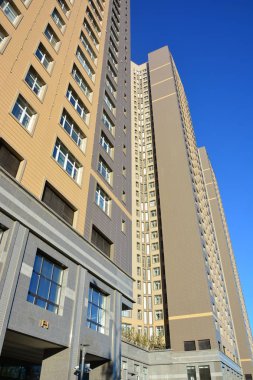 Modern Astana, Kazakistan başkenti bina konut