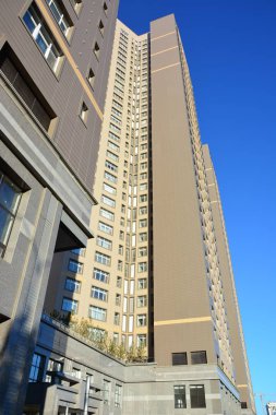 Modern Astana, Kazakistan başkenti bina konut