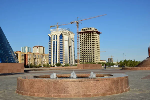 Сучасний Житловий Будинок Астані Столиці Казахстану — стокове фото