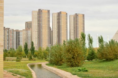 Astana, Kazakistan - modern konut bina