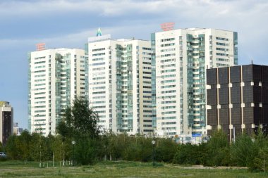 Görünümünde Astana, Kazakistan, Expo 2017 dizi başkenti