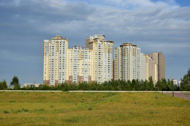 Görünümünde Astana, Kazakistan, Expo 2017 dizi başkenti