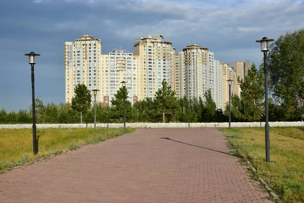 Vista Astana Capital Cazaquistão Sede Expo 2017 — Fotografia de Stock