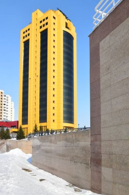 Görünümünde Astana, Kazakistan başkenti
