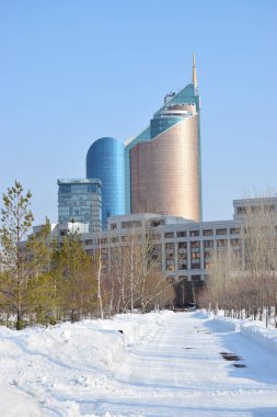 Görünümünde Astana, Kazakistan, Expo 2017 dizi başkenti