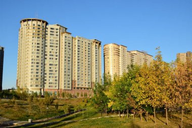 Görünümünde Astana, Kazakistan, Expo 2017 dizi başkenti